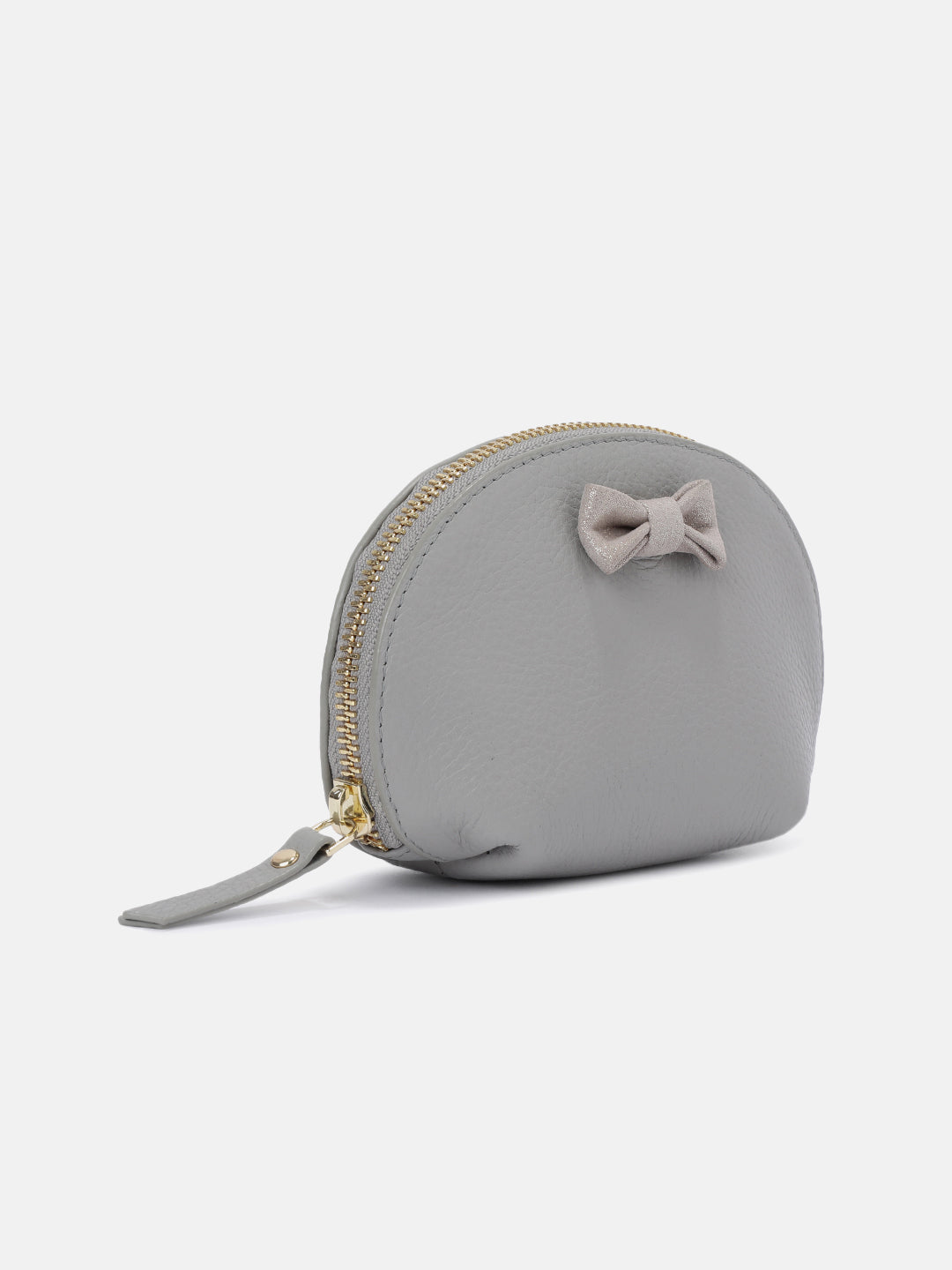 Belle Bow Cosmetic Pouch Small - Grey