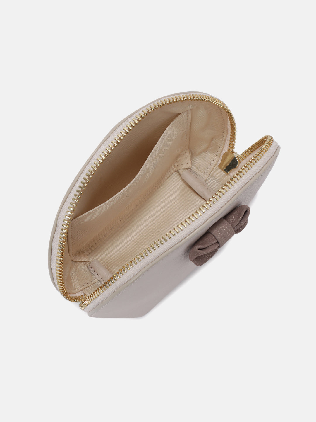 Belle Bow Cosmetic Pouch Small - Nude